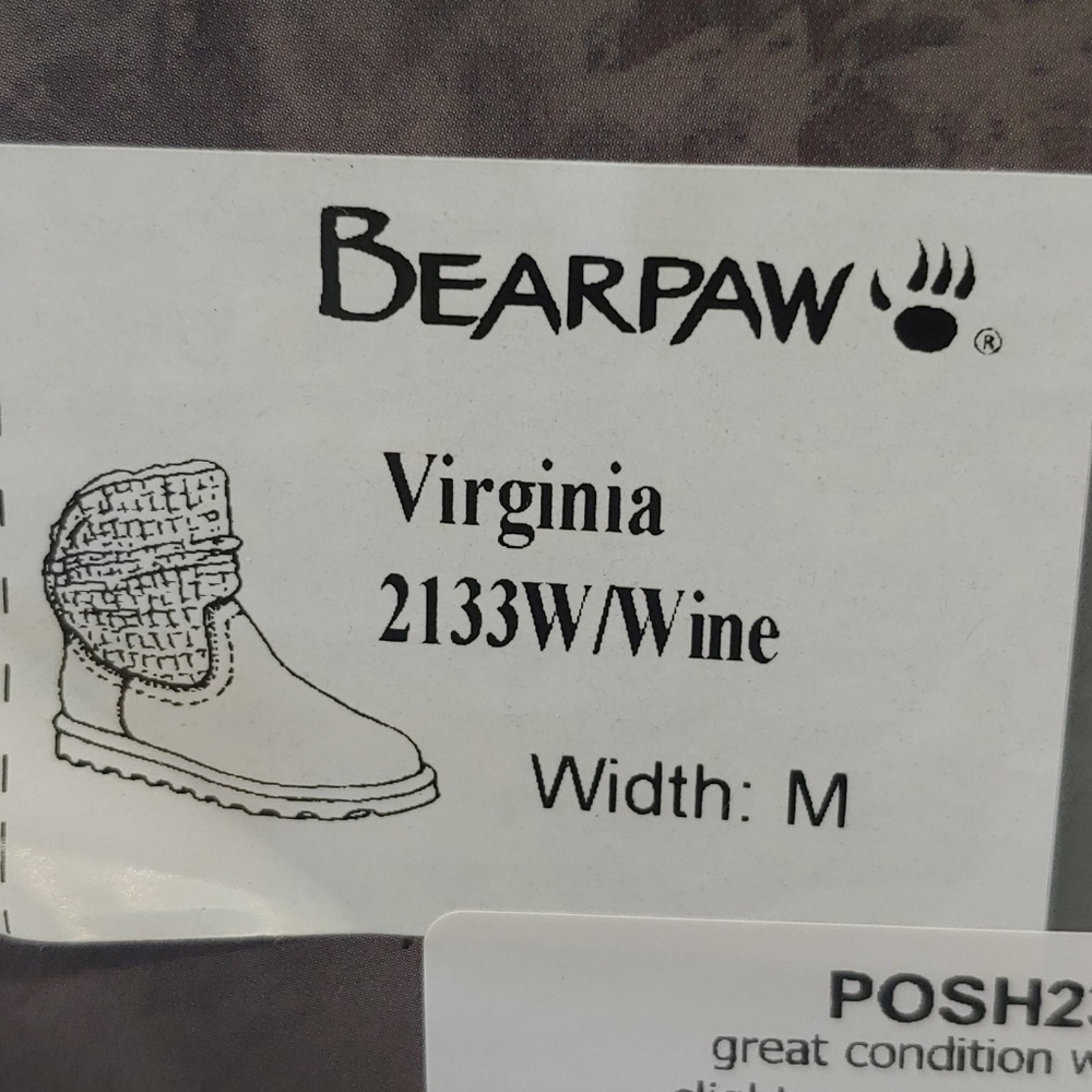Bearpaw Virginia bootie with Never Wet Wine-9 - Picture 16 of 16